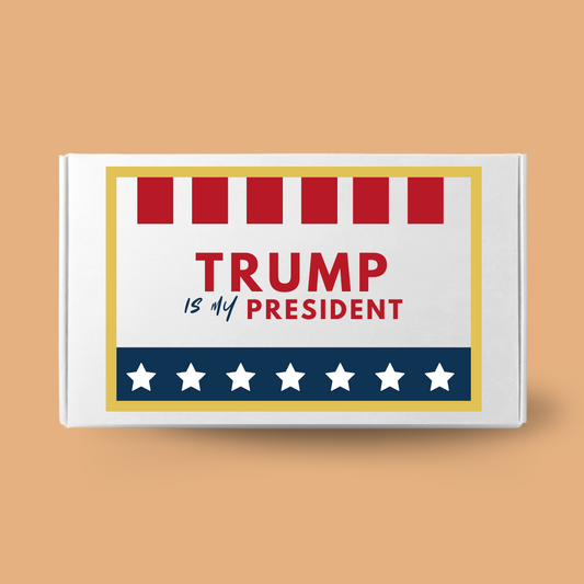 Trump is my President! Party Kit for a LIMITED TIME ONLY! Popping Boba Bursting Pearls To-Go 16 Packets with Fat Straws OR 8 packs and Syrup made with Real Juice, Loose Leaf Tea