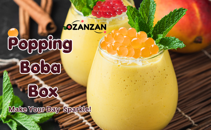 Boba for Freedom! Special Edition | Party Add On Best for Celebration Party: Flavor Burst with Popping Boba To-Go Individual Pouches  | Vegan Fruity Adventure Pack